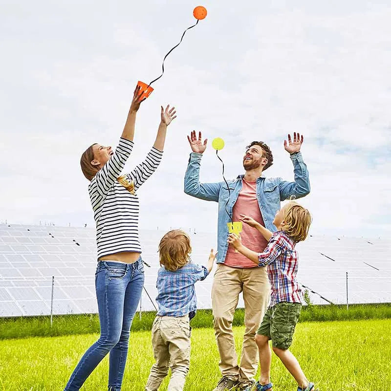 Jeu de lancer-rattraper pour l'intégration sensorielle, jouet d'extérieur, entraînement de la coordination œil-main des enfants