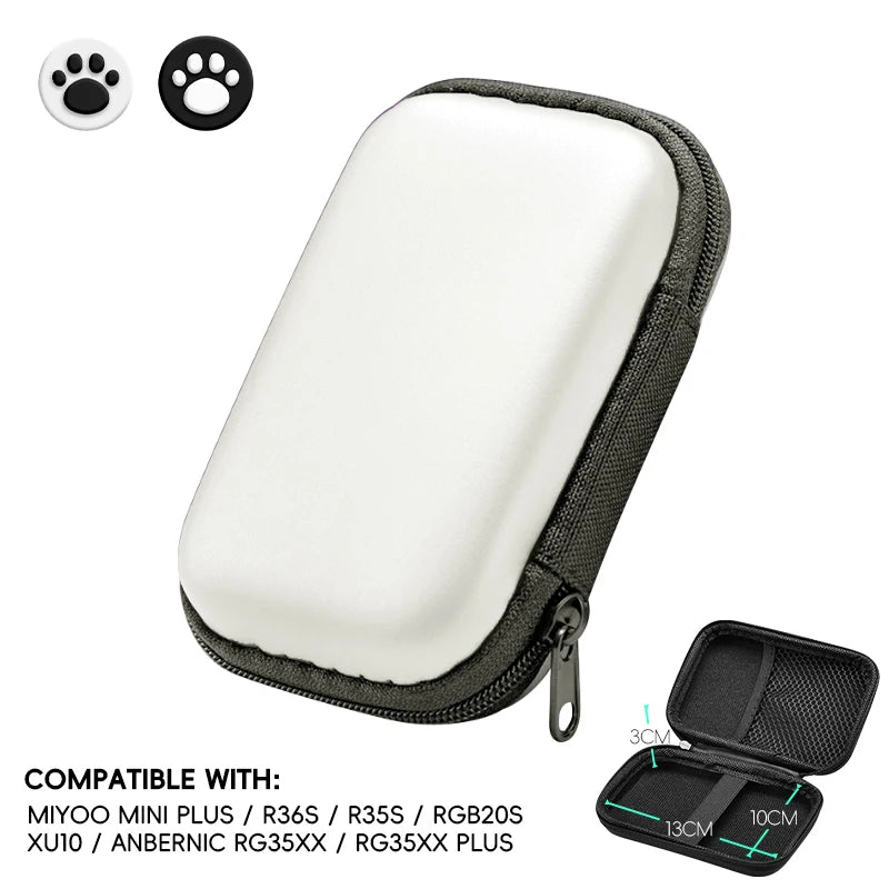 Portable Carrying Case for R36S/GB300/FC Handheld Game Console Protective Travel Retro Mini Player Box for Gaming Accessories