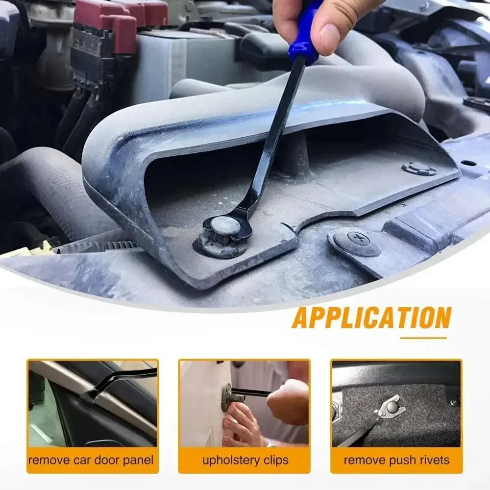 Outil de retrait de garniture de panneau de Clip de porte automatique, Kits de démontage Audio de voiture, démontage de Navigation, installateur, extracteur de clous Automobile indiscret
