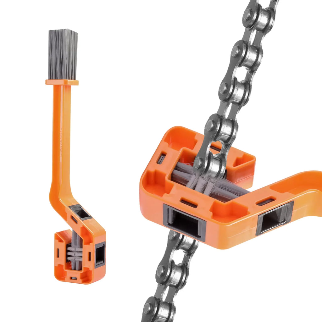 1/2PCS Motorcycle Chain Oiler Spray Lube Oiler Tool Mess-Free Chain Wax Chain Cleaner Attachment Chain Oil Applicator