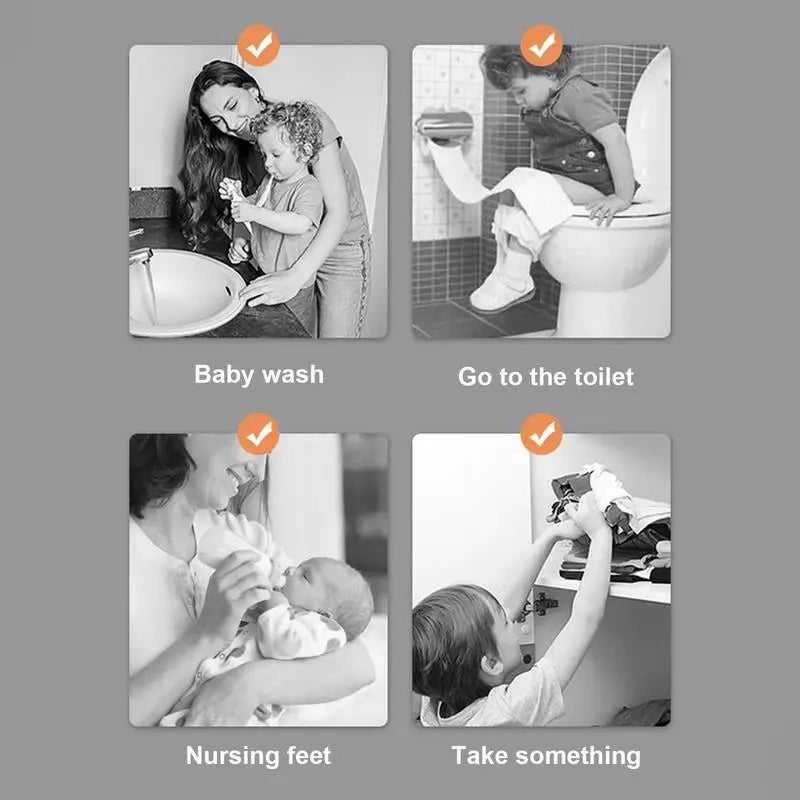 Tabouret de toilette à la turque, antidérapant, ergonomique et stable, robuste, pour enfants.