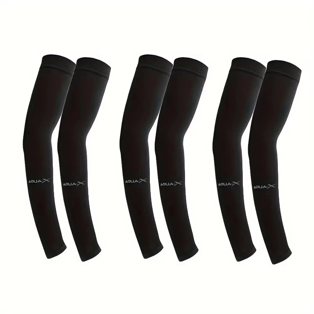 3 pièces manches de glace manches de protection solaire pour hommes manches de protection solaire d'été manches en soie glacée gants de cyclisme en plein air bras