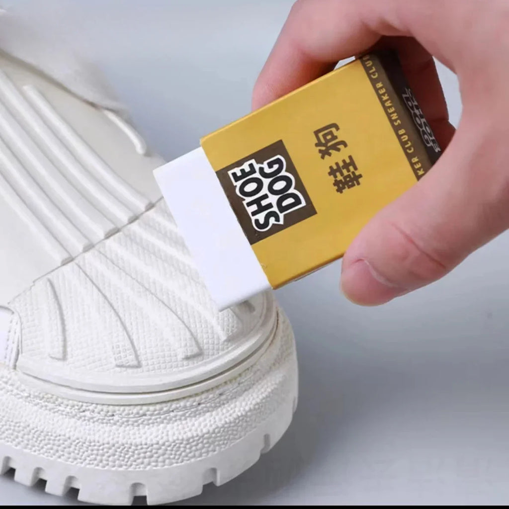 Gomme de nettoyage de chaussures-revitalisez vos baskets avec cette brosse à chaussures sans eau pour l'élimination et le conditionnement des taches