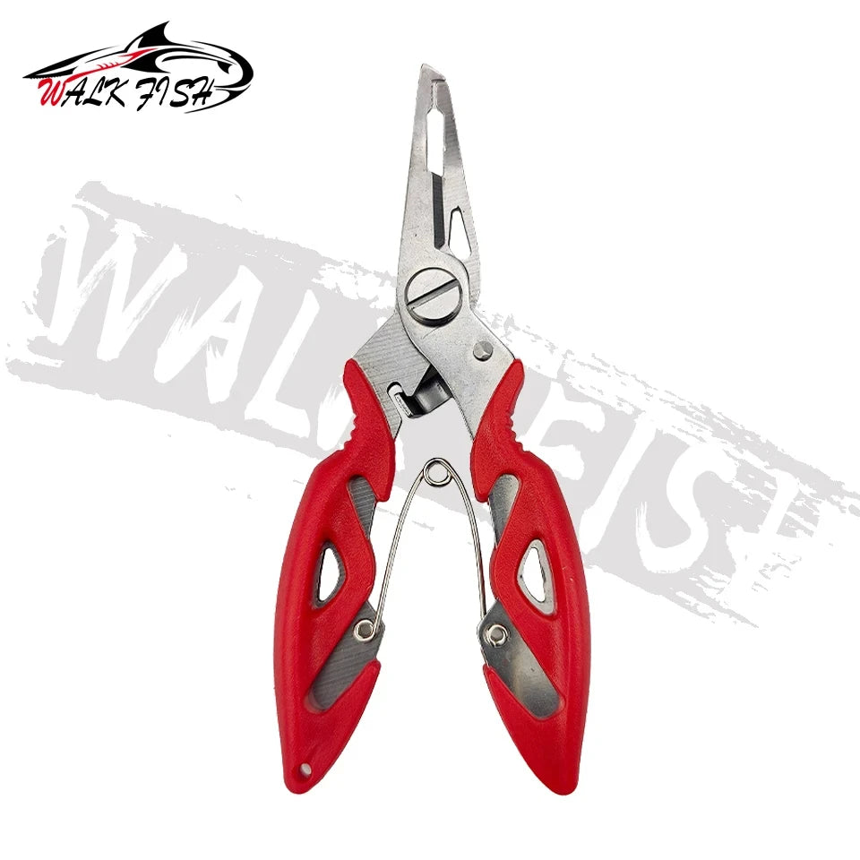 Pince de pêche, coupe-fil, ciseaux, mini dégorgeoir, outils multifonctions, nouvelle mâchoire à bec noir, plomb de pêche d'extérieur