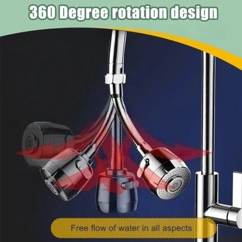 Extension de robinet rotatif à 360 degrés, Mode 2/3, adaptateur de buse de barboteur à économie d'eau pour la cuisine et la salle de bains, accessoires de robinetterie domestique