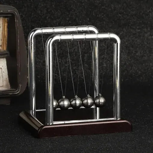 Newton's Cradle Balance boule en acier, fournitures d'enseignement, pendule scientifique physique, jouets de bureau, anti-Stress, cadeaux, décoration de la maison