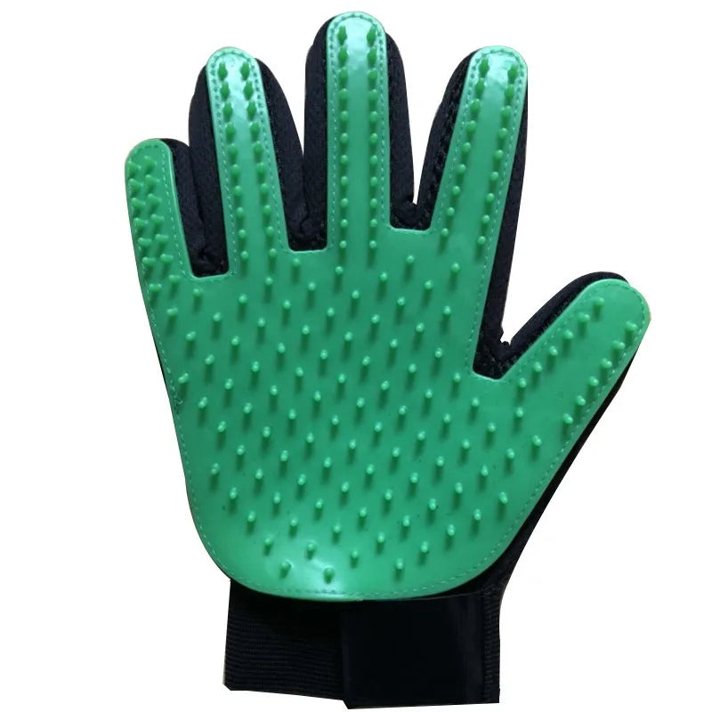 Pet Glove Cat Grooming Glove Cat Hair Deshedding Brush Gloves Dog Comb for Cats Bath Hair Remover Clean Massage Brush For Animal