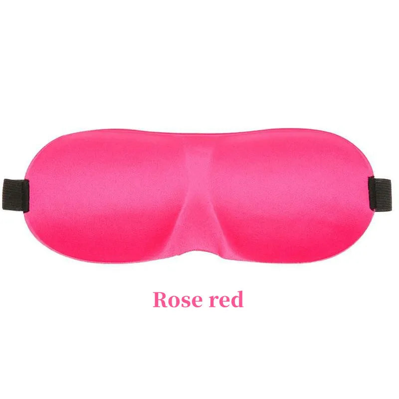 Masque pour les yeux de sommeil 3D, aide au repos de voyage, Patch de couverture pour les yeux, masque de sommeil doux, bandeau pour les yeux, masseur relaxant