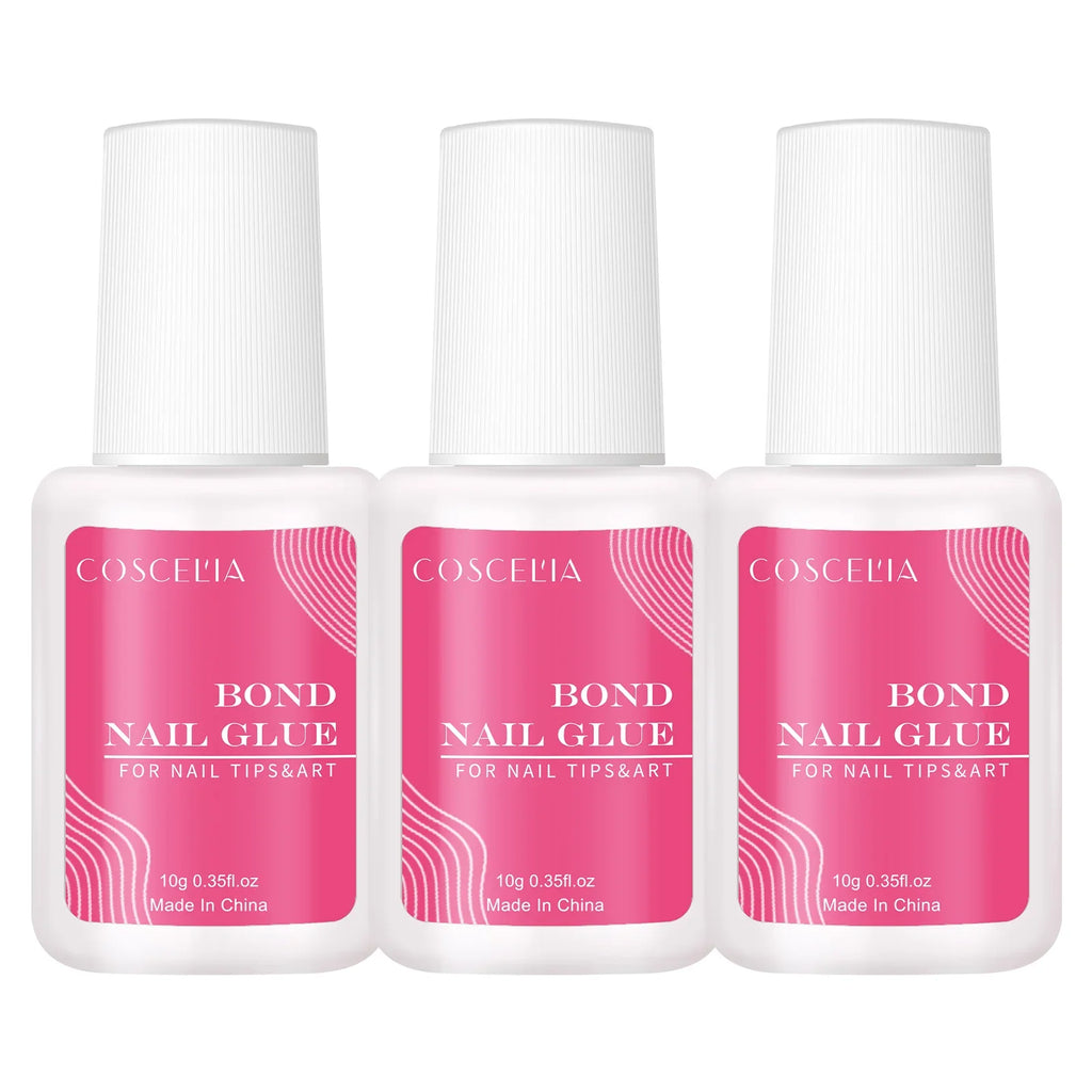 Colle à ongles COSCELIA 10G, colle pour faux ongles, colle transparente, outils pour ongles colorés