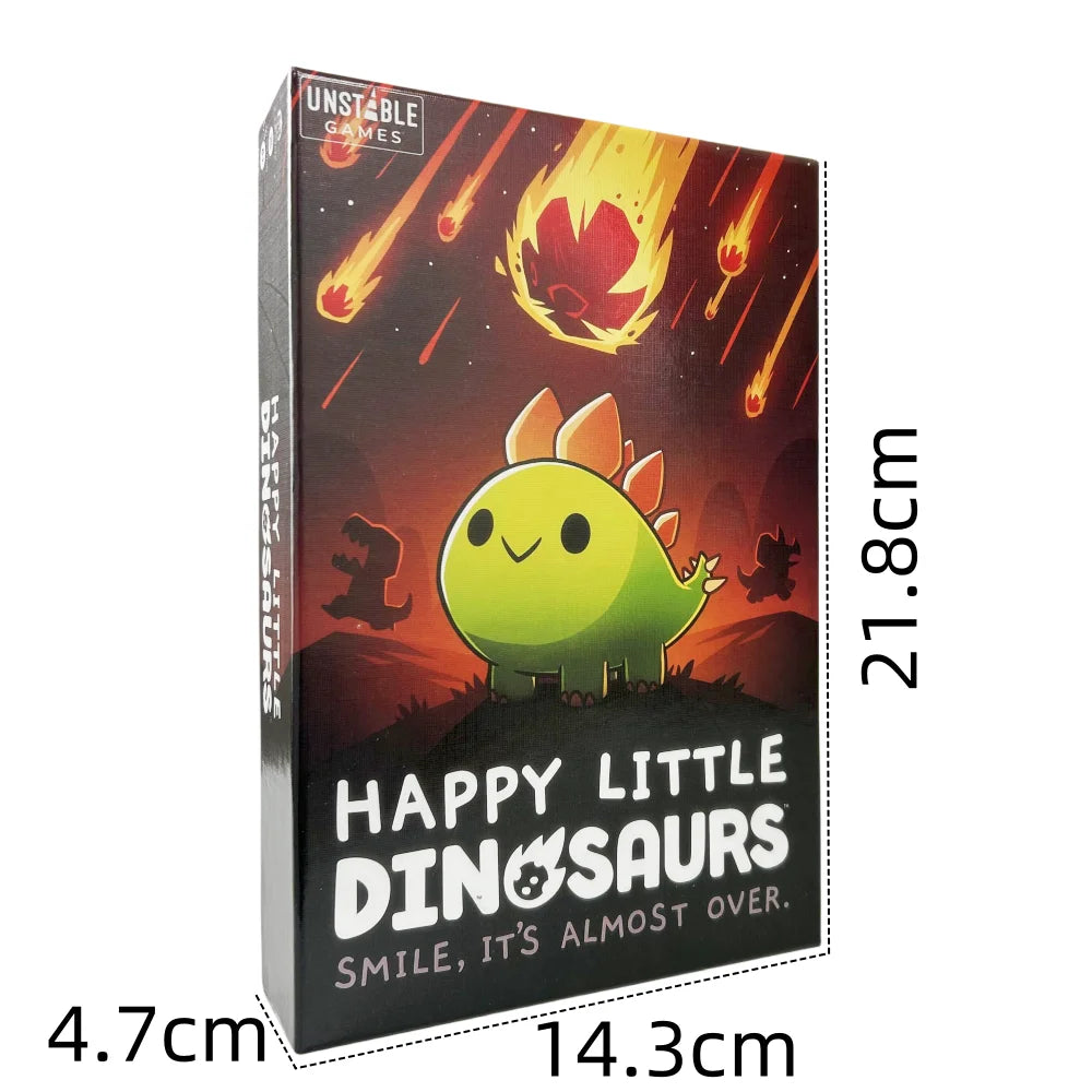 Petits Dinosaures Joyeux Licorne Anglais Échecs et Cartes Stratégie Dangers Jeu de Plateau Cartes