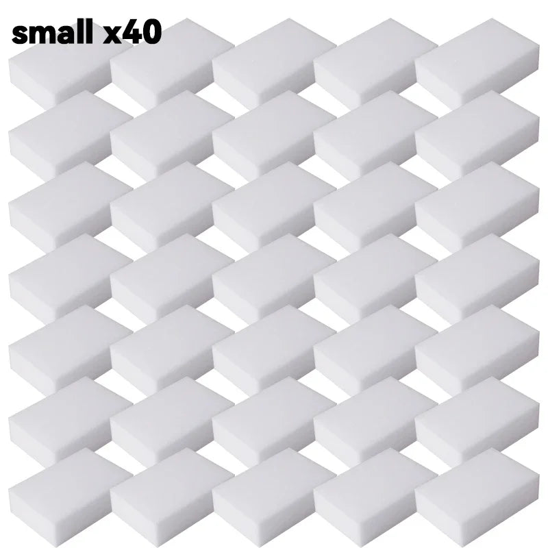 Lot de 5 ou 50 éponges magiques en mélamine, nettoyantes et ultra-absorbantes, pour la cuisine et la salle de bain, outils de nettoyage et produits ménagers