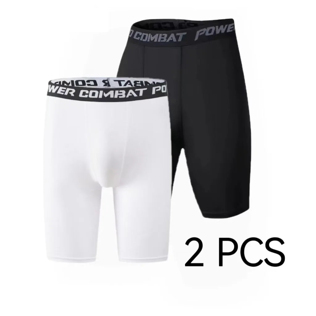 Men Boxers Sports Underwear Underpants Gym Shorts M L XL Black Quick-Drying Sweatpants Moisture Absorption Breathable Fitness