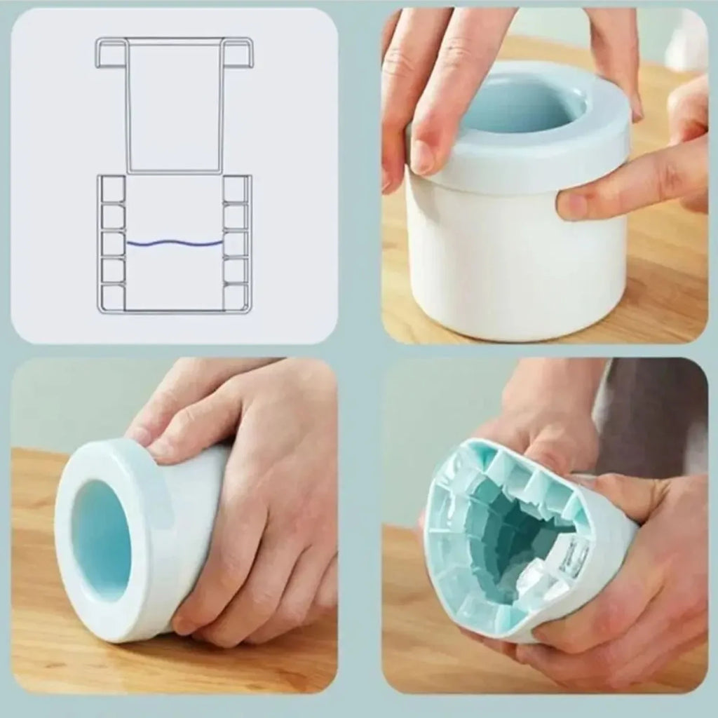 Bac à glaçons en silicone de qualité alimentaire, petit mini moule à glaçons, résiste aux basses températures, facile à enlever, ne se casse pas, facile à nettoyer