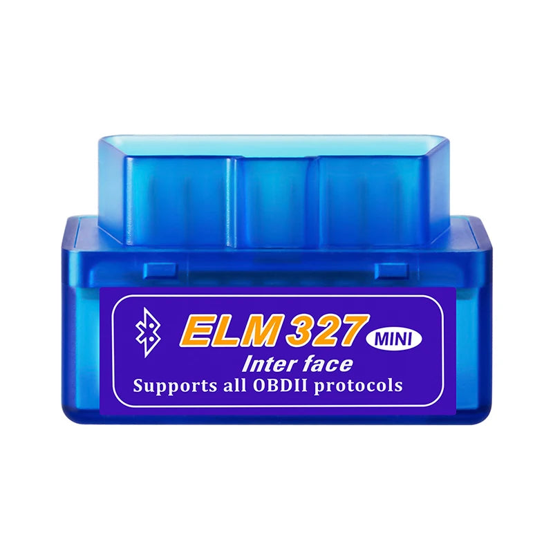 Lecteur de codes OBD2 miniature ELM327 à interface 16 broches V2.1, outil de diagnostic Bluetooth pour voiture Android, compatible OBDII et OBD2