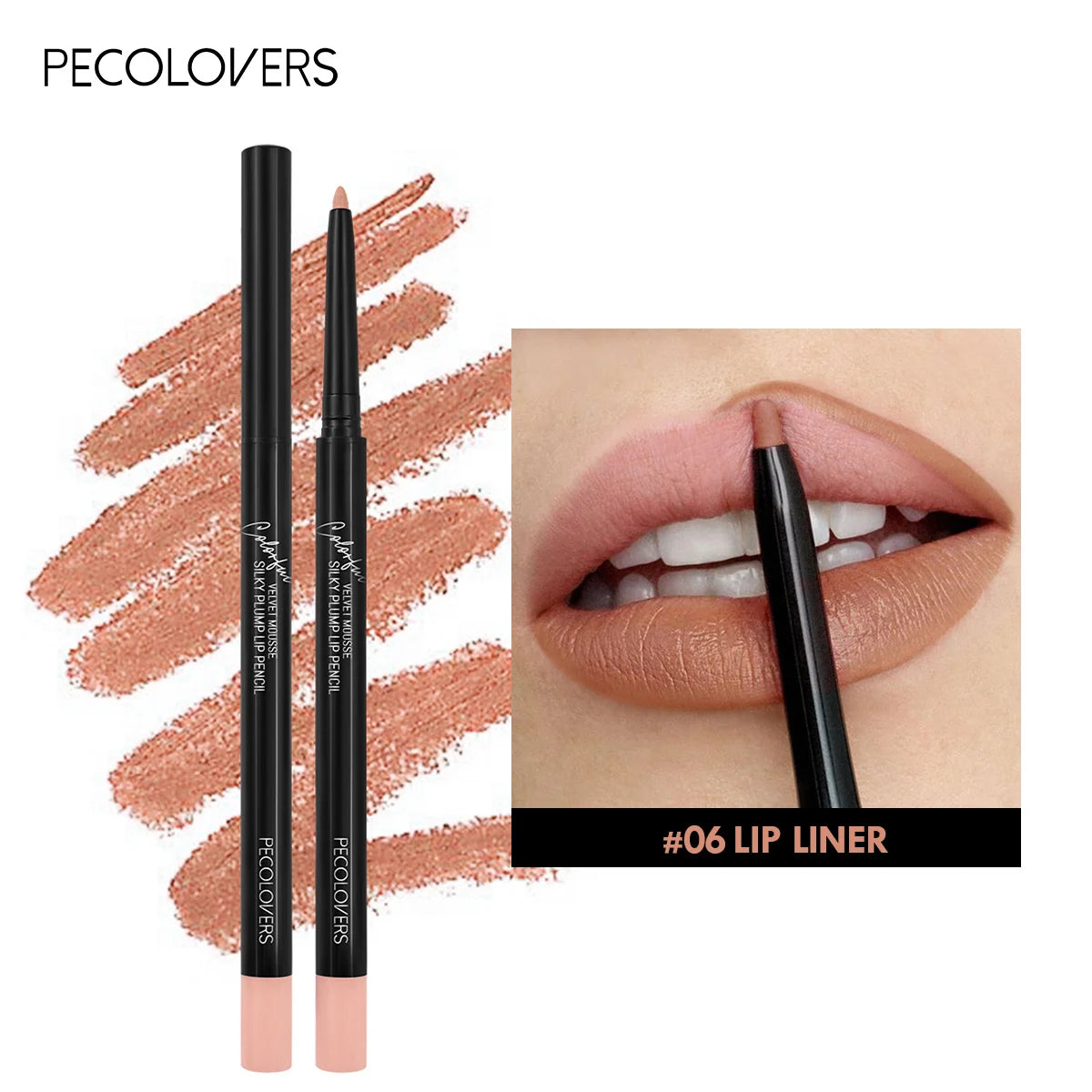 Crayon à lèvres mat waterproof, rouge contour des lèvres, longue tenue, sans transfert, hydratant, 12 couleurs