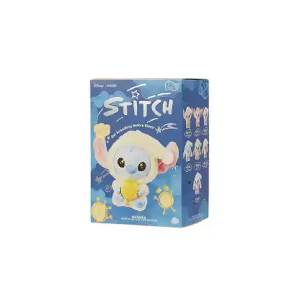 Miniso Stitch manger quelque chose avant de dormir Disney boîte aveugle sac mystère vinyle peluche poupée jouets pendentif Surprise les monstres cadeaux