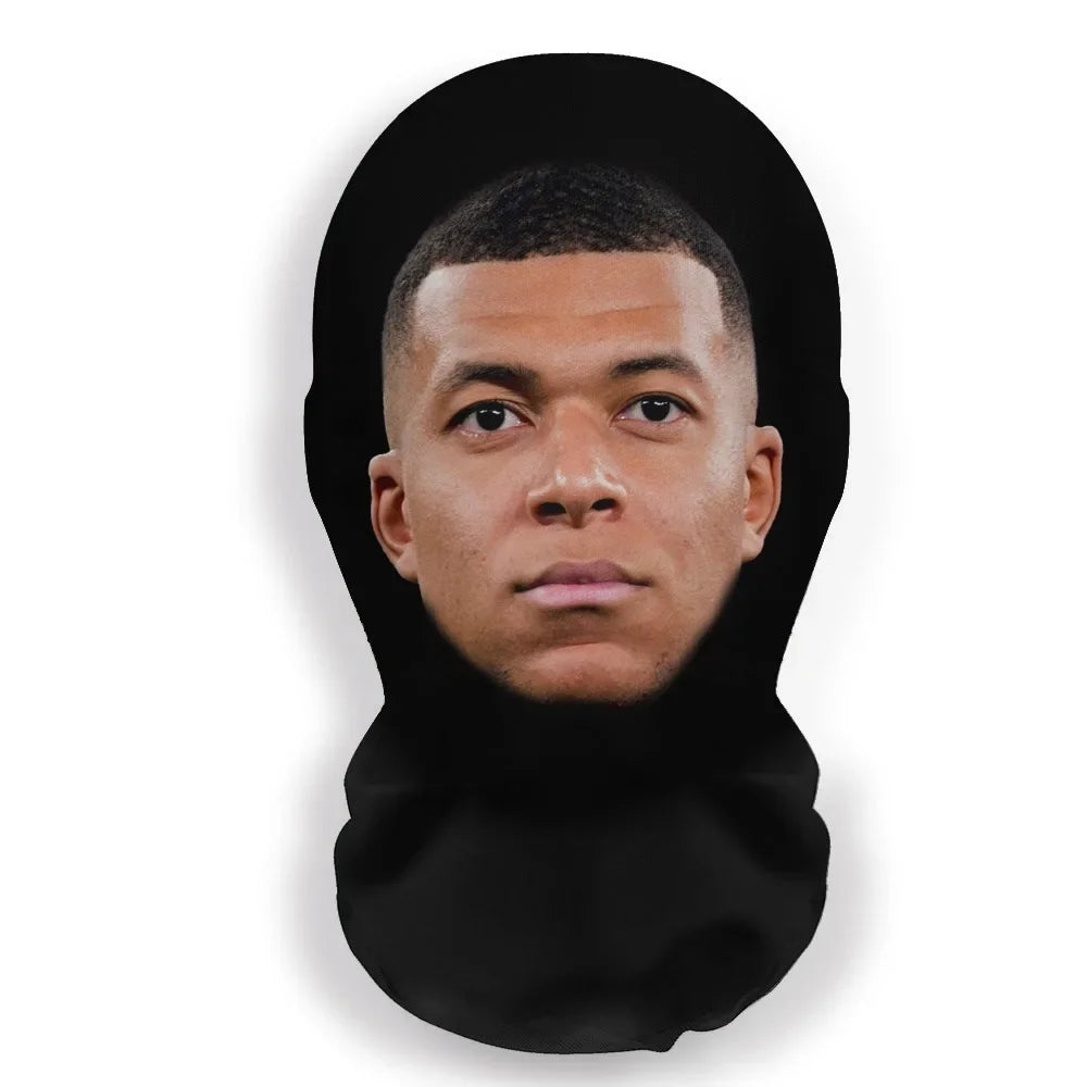 Masque Kanye imprimé en 3D pour cosplay, masque intégral en maille extensible pour hommes et femmes, déguisement de rôle, cagoule tendance pour Halloween