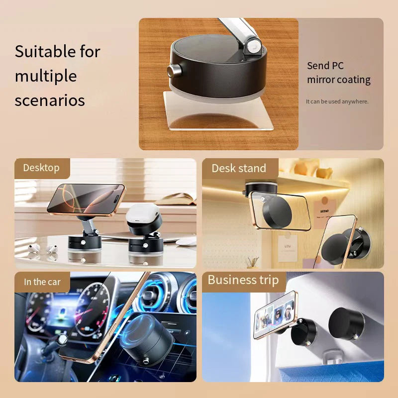 Support magnétique pour téléphone portable de voiture 2025 - Nouveau modèle à ventouse et fixation par vide - Support de téléphone portable spécialement conçu pour les voitures