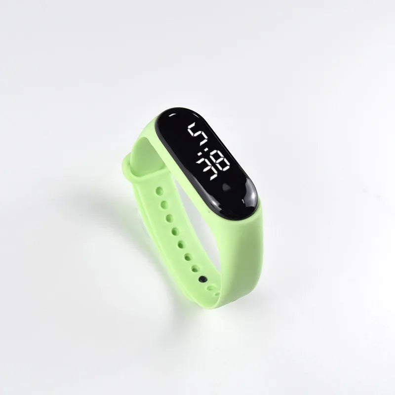 Disney Fashion Mickey Children Watches For Girls Electronic Bracelet Sports Touch LED  Doll Kids Watch Women Waterproof Clock