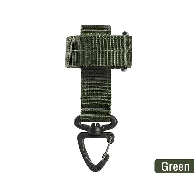 Gants en nylon multi-usages, gants de travail à crochet, clip de sécurité, corde d'escalade tactique d'extérieur, corde de camping suspendue, camping en plein air