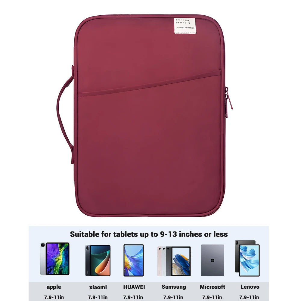 Étui de protection antichoc pour tablette 9-11 pouces compatible avec iPad Air 4/5, iPad Pro 11, iPad Mini 5/6, Xiaomi 5, Samsung, Huawei et Lenovo