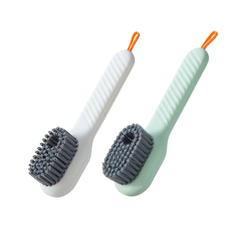 Cleaning Brush Soft Bristled Liquid Shoe Brush Long Handle Brush Clothes Brush Shoe Clothing Board Brush Household Cleaning Tool