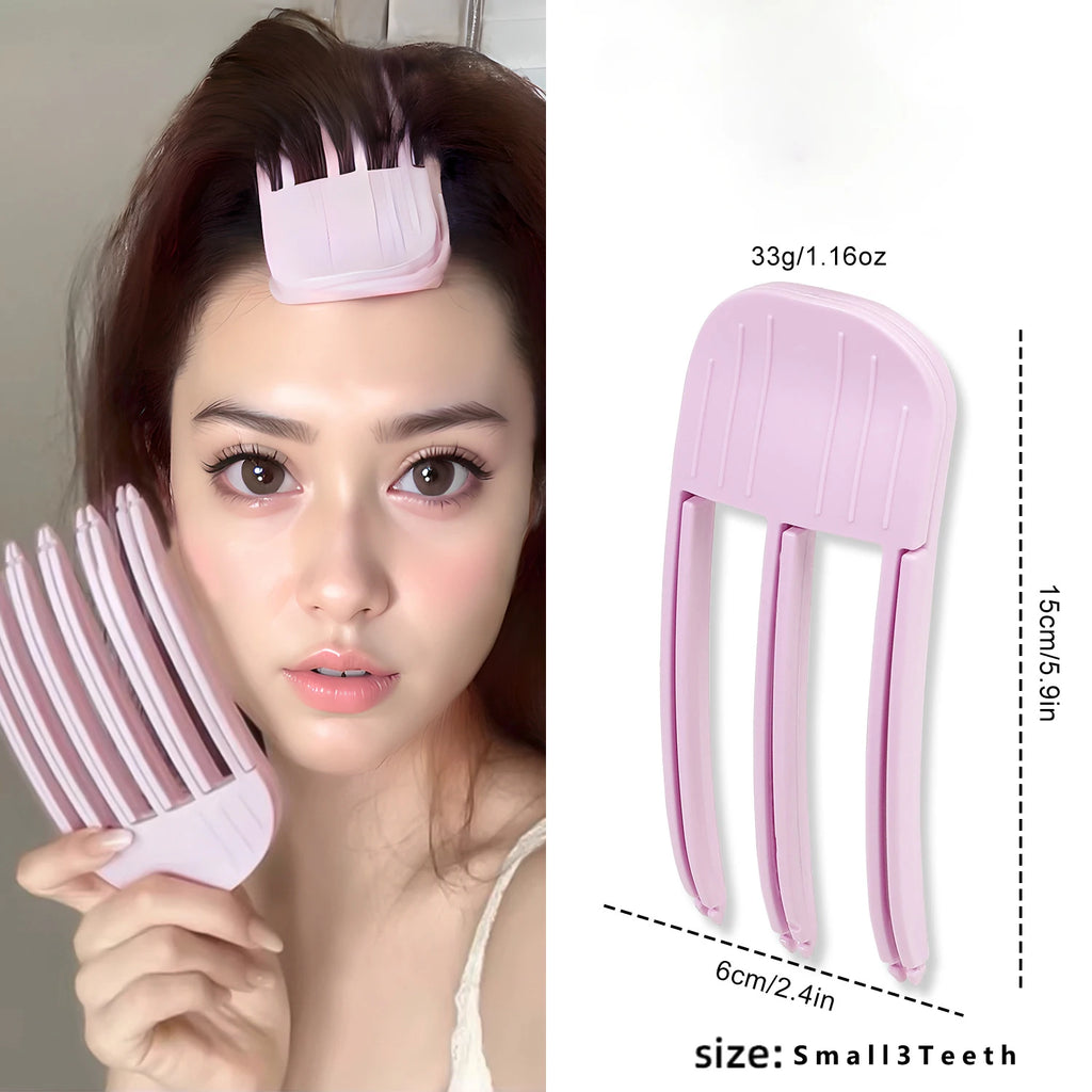 Pinces à cheveux bouclées duveteuses pour frange, racines volumineuses, pinces à cheveux pour femmes, pinces à cheveux à forme fixe, bigoudis volumisants tendance