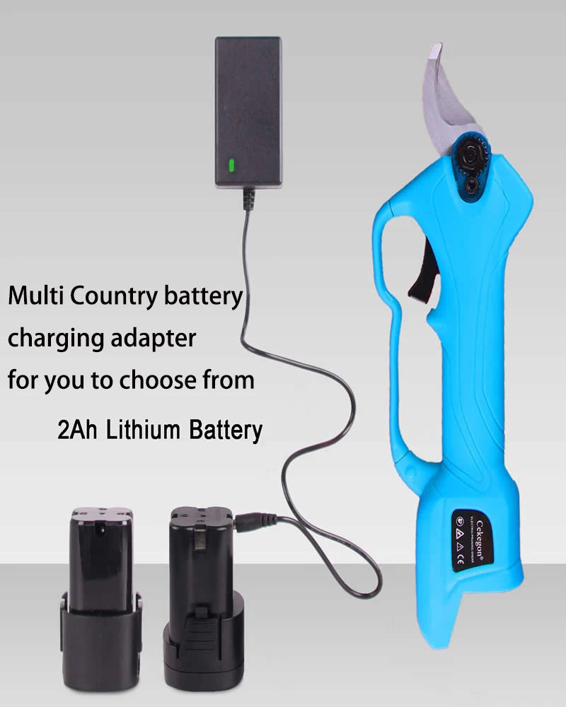 Sécateur électrique, diamètre de coupe maximal de 2,5 cm, ciseaux de jardinage efficaces, batterie rechargeable SC-8603