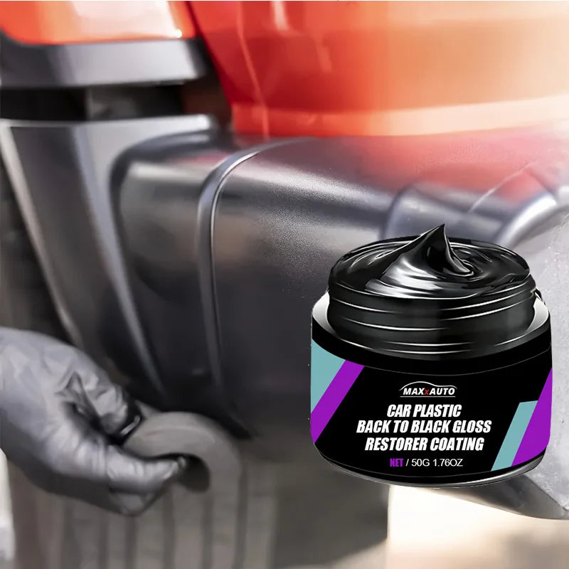 Cire de polissage universelle pour réparation du cuir et du plastique de voiture, crème de reconditionnement intérieur automobile pour l'entretien du cuir/plastique/caoutchouc