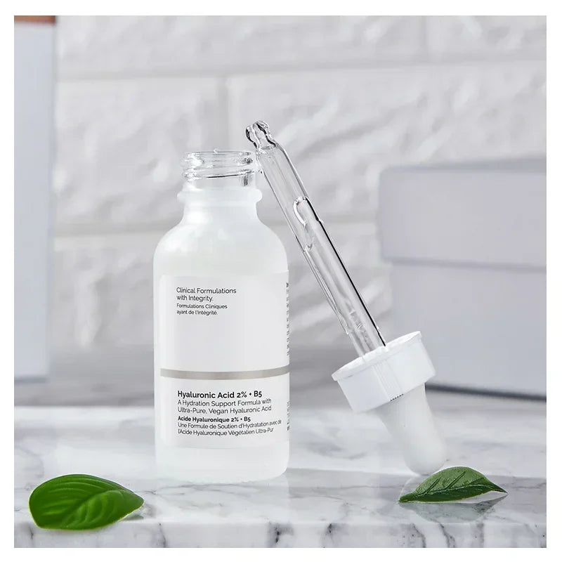 Sérum à 2 % d'acide hyaluronique + vitamine B5 : Hydratant, nourrissant et lissant pour le visage sec. Soin du visage. Réduit les pores. Sérum hydratant