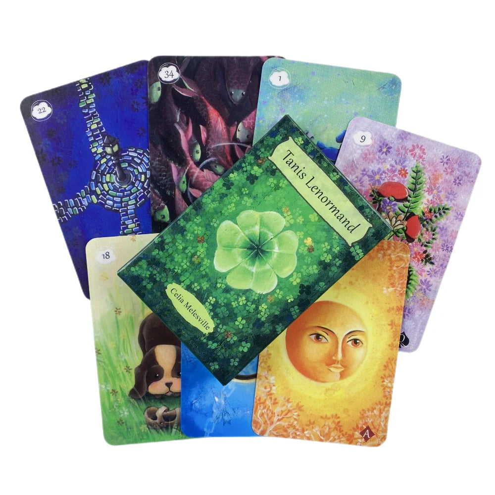 Tanis Lenormand Cartes Oracle A 38 Édition Divinatoire Anglaise Board Games