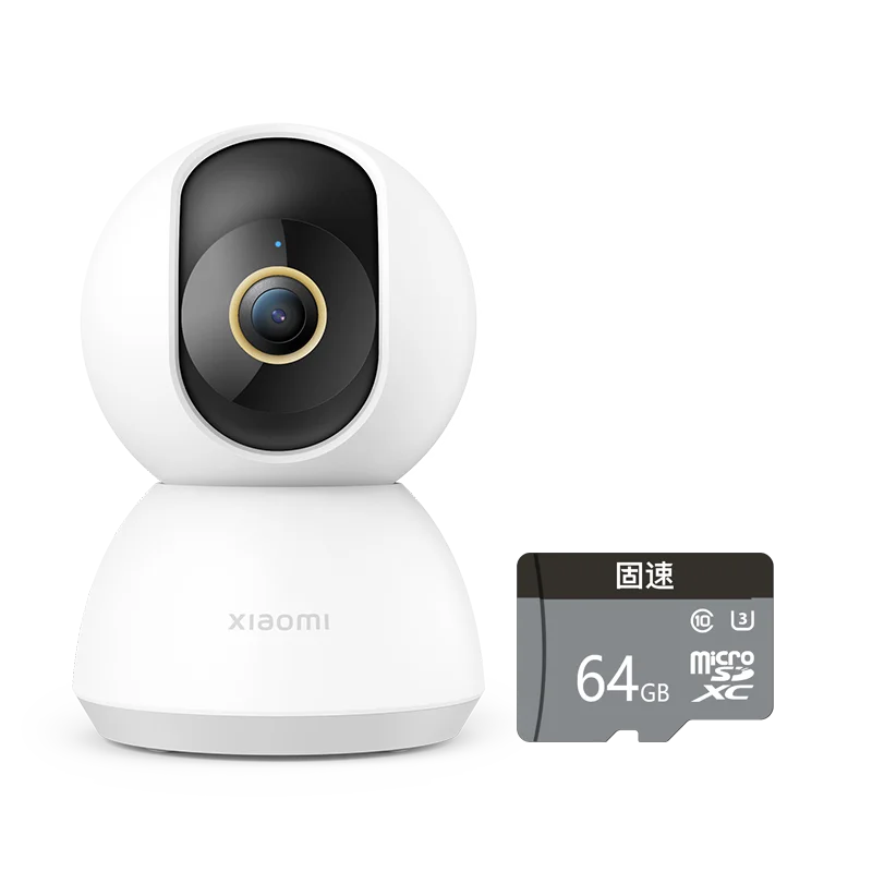 Caméra de sécurité connectée Xiaomi 360° Mi PTZ 2K Webcam 1296P 3 mégapixels avec détection humaine par IA et vision nocturne (version chinoise)