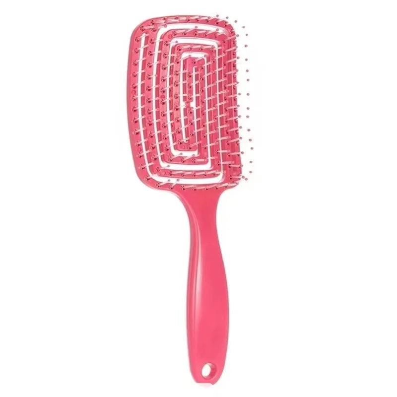 Peigne de Massage élastique ajouré, brosse à cheveux, peigne de Massage du cuir chevelu, démêlant, séchage rapide, outil démêlant, 1 pièce