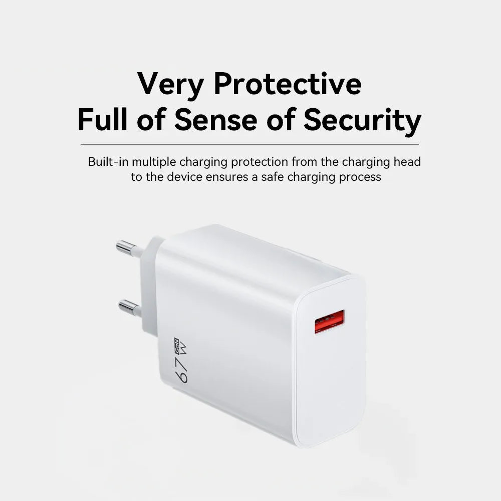 GaN – chargeur USB rapide 3.0, câble de Charge pour Xiaomi 14 13 12 11 10 Ultra Redmi Note 12T 13 Pro Turbo 6A