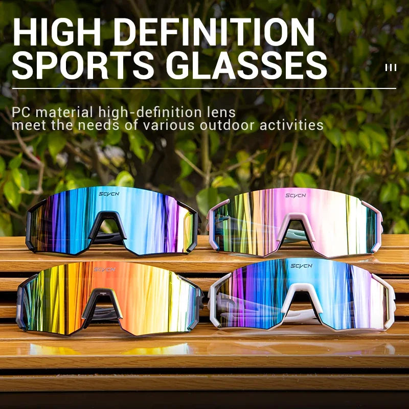 SCVCN nouvelles lunettes de soleil de cyclisme en plein air hommes vtt conduite vélo lunettes sport escalade lunettes de protection vélo UV400