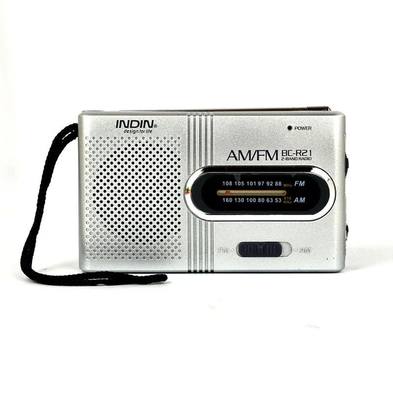 BC-R21/961/962 Mini Radio AM FM Radio Portable à piles meilleure réception la plus longue durée pour la course à pied marche à la maison Soundbox