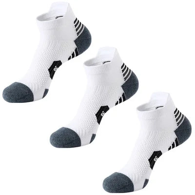 3 paires de chaussettes de sport de Fitness professionnelles, bas de serviette, chaussettes de course antidérapantes pour hommes et femmes, courtes à séchage rapide, pour entraînement de basket-ball