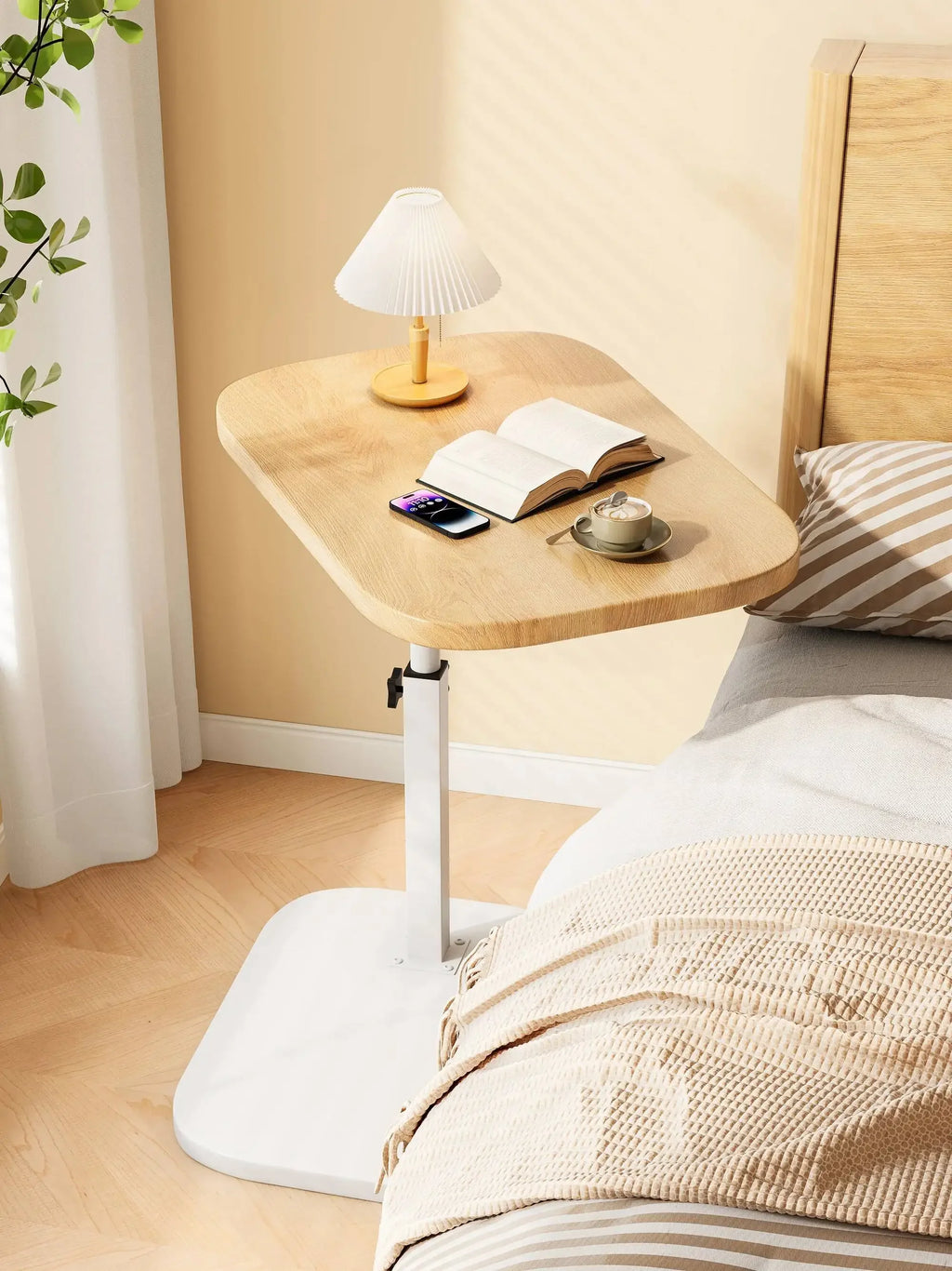 Table d'appoint/bureau pour ordinateur portable pliable et réglable, portable, pour bureau à domicile, table basse, table de chevet, canapé, espace d'accueil, chambre d'enfant