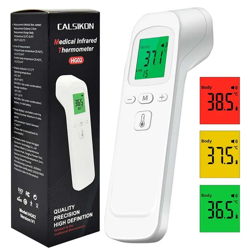 Thermomètre médical numérique infrarouge à mesure rapide de la température, portable