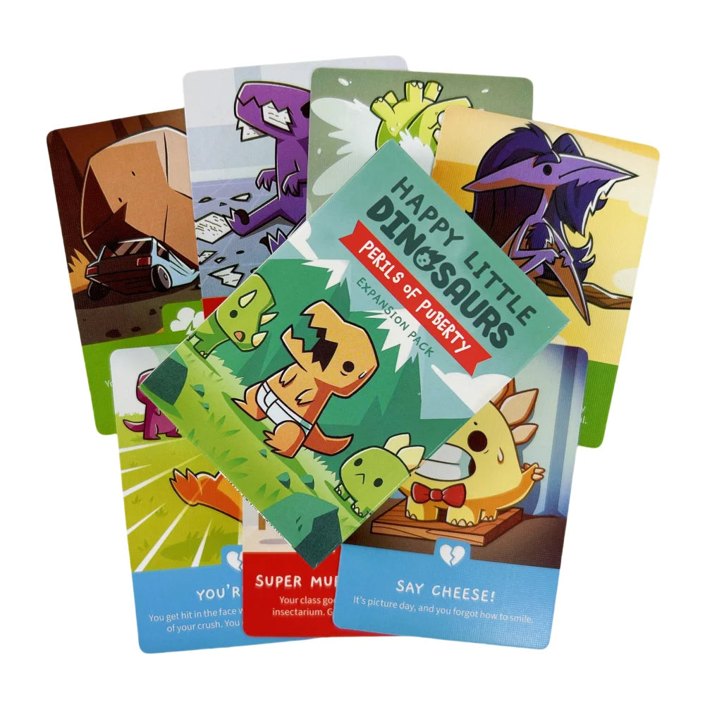 Petits Dinosaures Joyeux Licorne Anglais Échecs et Cartes Stratégie Dangers Jeu de Plateau Cartes