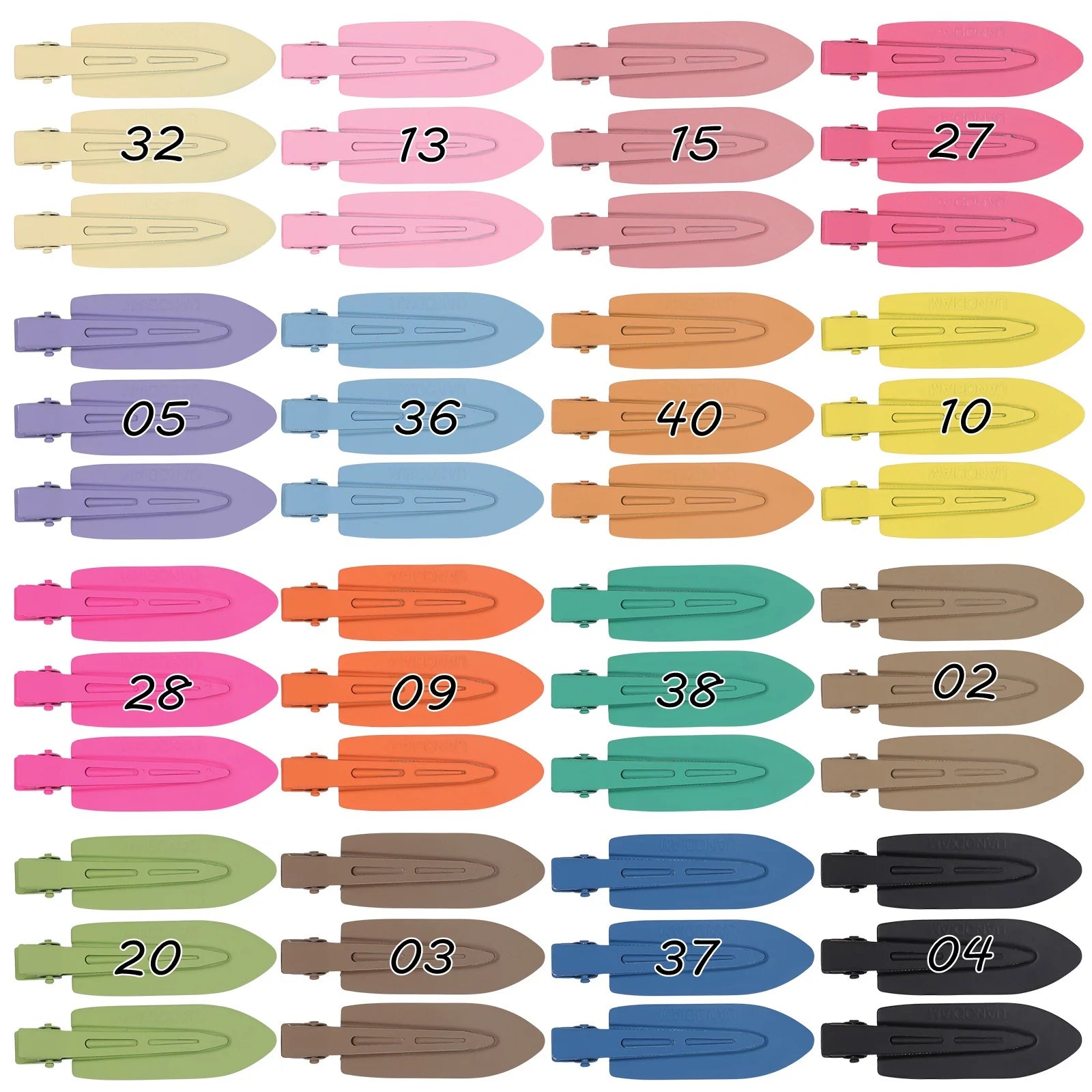 Lot de 2 pinces à cheveux sans couture New Beauty, outils de coiffure et de maquillage professionnels pour femmes et filles, accessoires pour cheveux