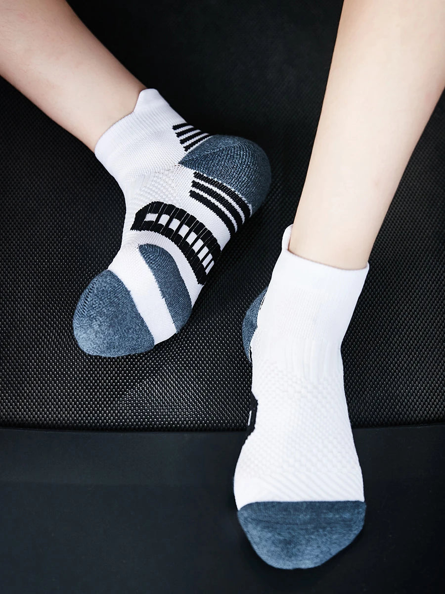 3 paires de chaussettes de sport de Fitness professionnelles, bas de serviette, chaussettes de course antidérapantes pour hommes et femmes, courtes à séchage rapide, pour entraînement de basket-ball