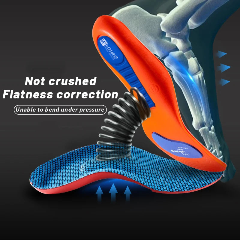 Semelles orthopédiques de Sport pour pieds hommes femmes EVA respirant chaussures d'absorption des chocs semelle intérieure pour la course à pied basket-ball Sport coussinets de soins