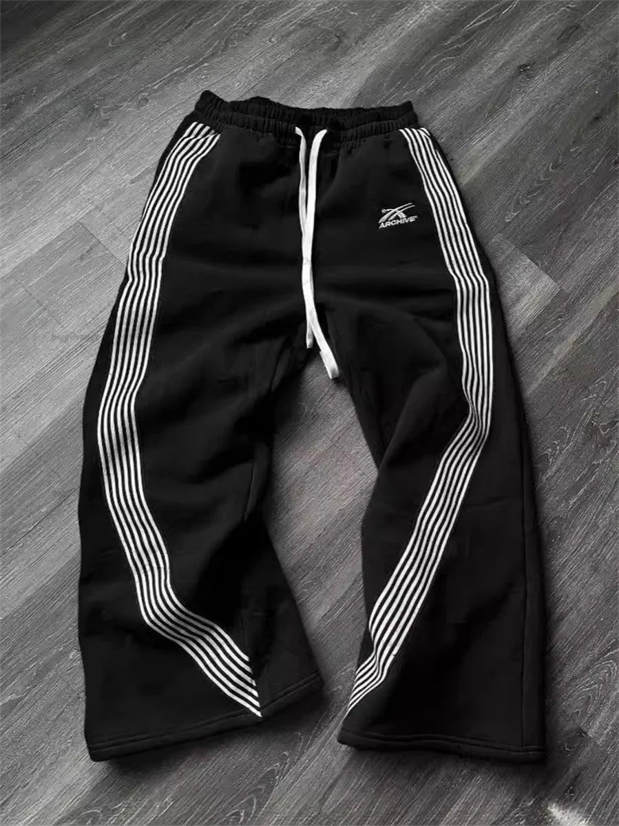 Pantalon de camouflage décontracté Y2k brodé camouflage fonctionnel tactique fonctionnel pour hommes et femmes, pantalon de survêtement de jogging avec cordon de serrage