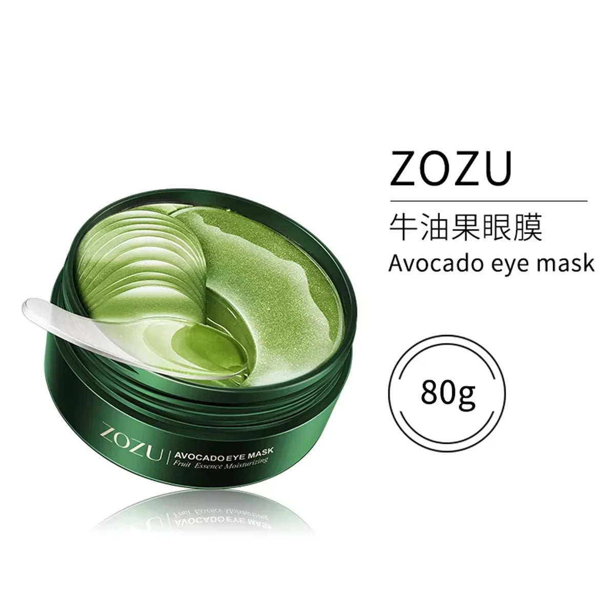 60/120 pièces Masques pour les yeux à l'avocat et à l'or Hydratants et raffermissants Atténuant les poches et les cernes Patchs pour les yeux anti-rides