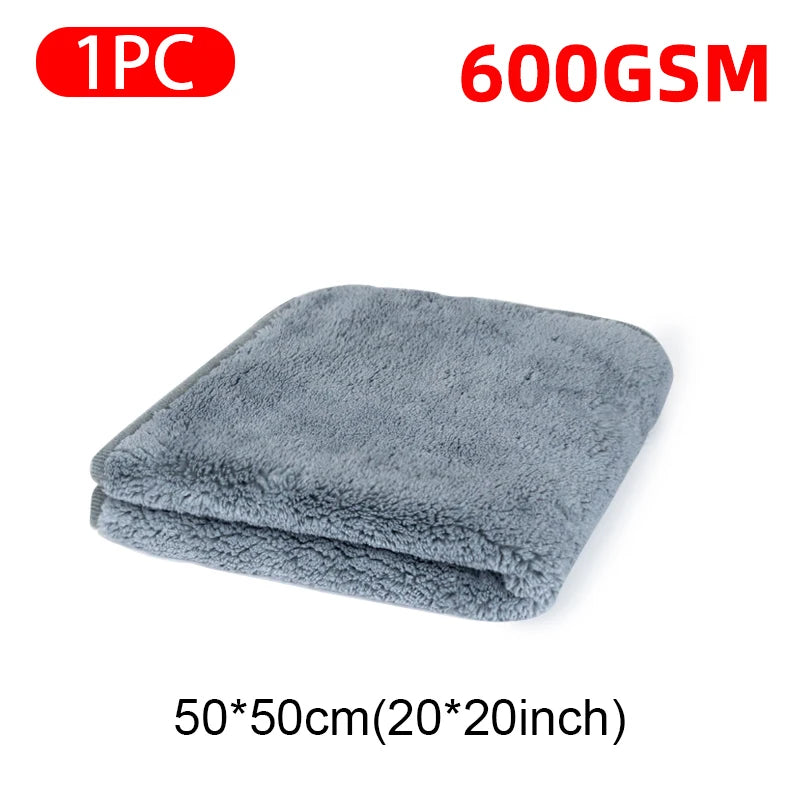 Serviette de lavage auto en microfibre SEAMETAL, super absorbante, pour le nettoyage et le séchage de votre voiture. Chiffons multifonctionnels pour accessoires de lavage auto