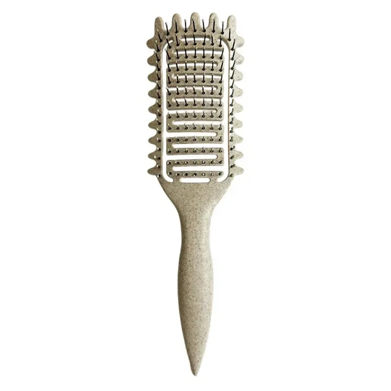 Brosse à cheveux démêlante ajourée pour définir les boucles, peigne pour cheveux emmêlés et bouclés, façonnant les boucles, outils de coiffure