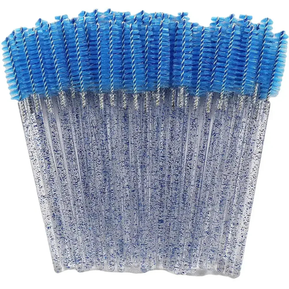 Brosse à cils en cristal jetable, peigne, Extension de cils, baguettes de Mascara, maquillage professionnel, outil de beauté, 50 pièces