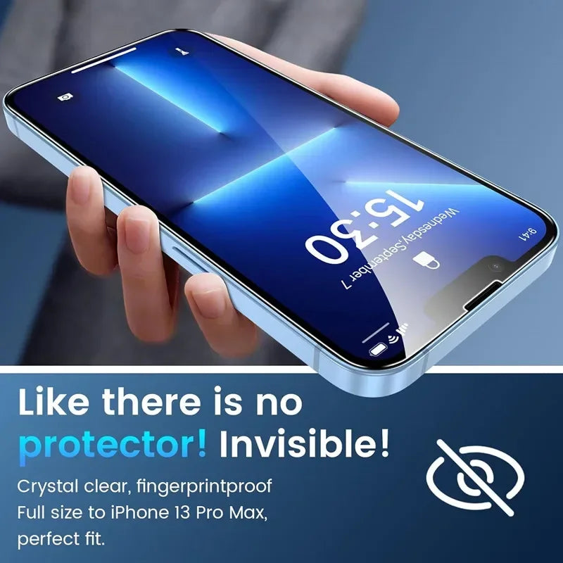 Protecteur d'écran, 5 pièces, en verre trempé pour iPhone 15 13 11 12 14 Pro Max Mini 16 17 8 Plus X XR XS MAX