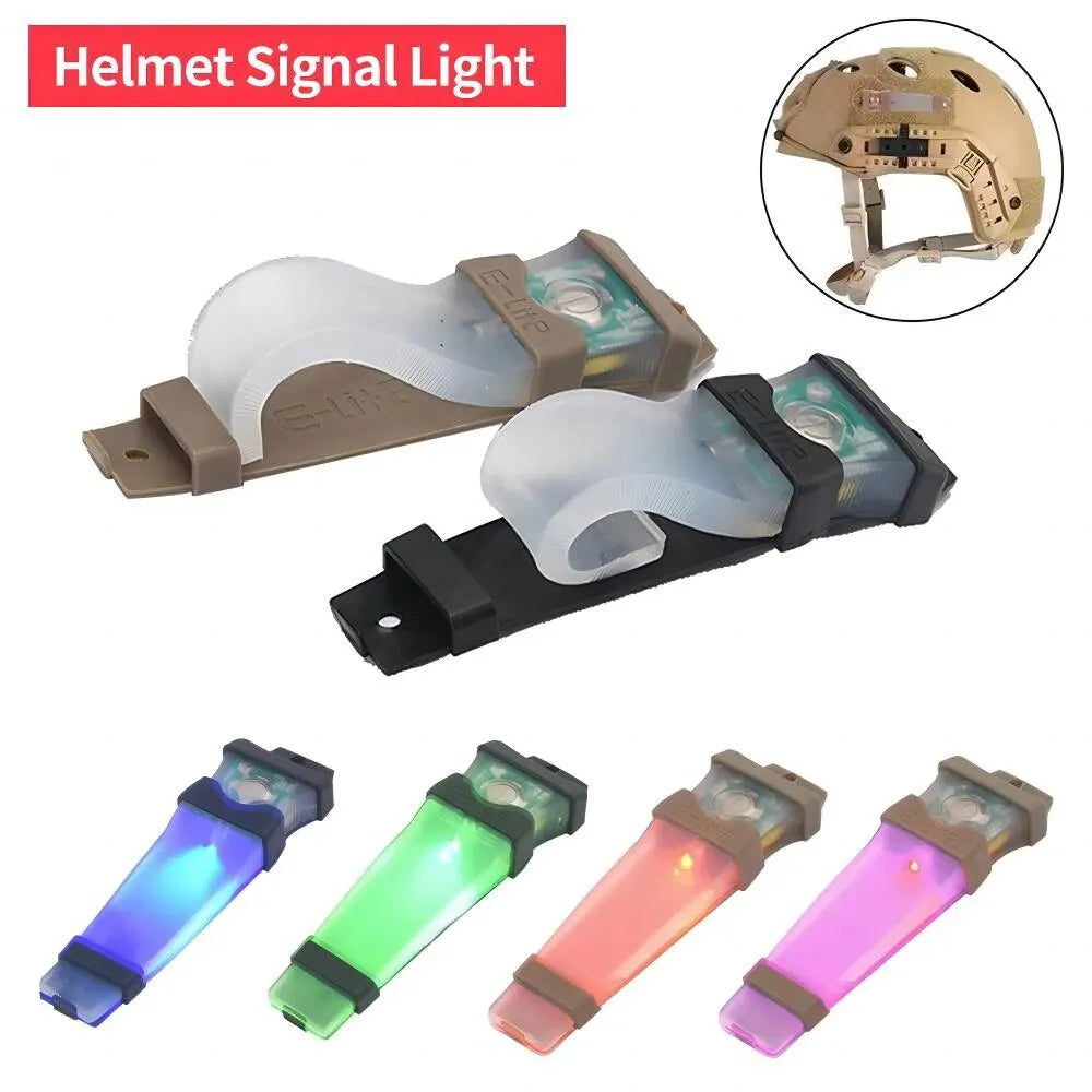 BOOIU marqueur d'identification personnelle lumière casque tactique Flash de sécurité Signal de survie chasse randonnée